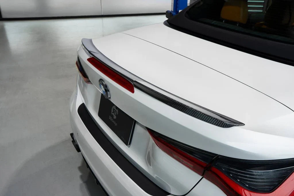 BMW M4 G83 Convertible Carbon Fibre Rear Spoiler by 3D Design (2020+) - Image 4