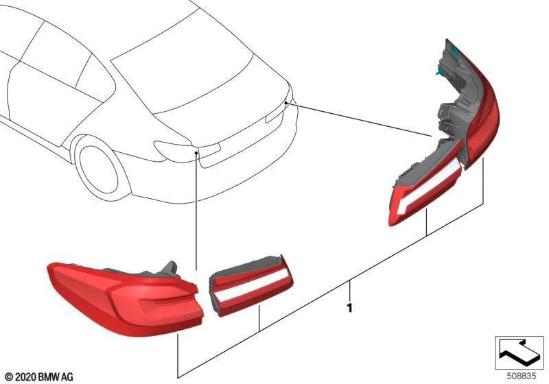 BMW M5 F90 Genuine BMW Light Retrofit Kit (2017-2023)