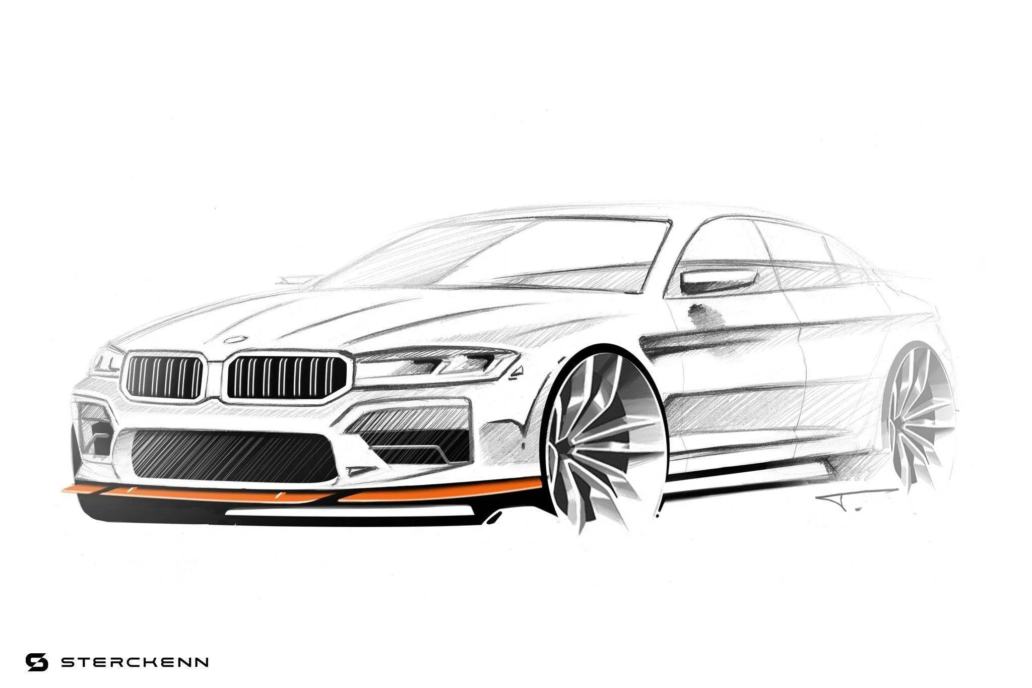 BMW M5 F90 LCI Carbon Fibre Front Lip by Sterckenn (2020-2023) - Image 51