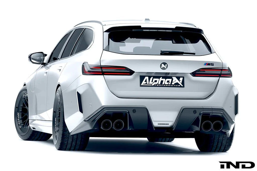 BMW M5 G90 G99 Carbon Fibre Rear Diffuser V1 by Alpha-N (2024+) - Image 2
