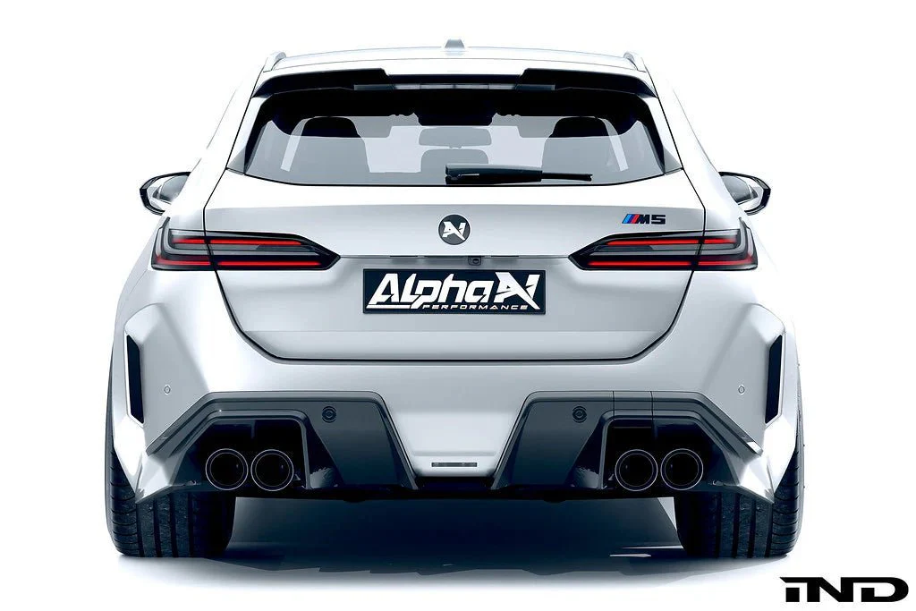 BMW M5 G90 G99 Carbon Fibre Rear Diffuser V1 by Alpha-N (2024+) - Image 3