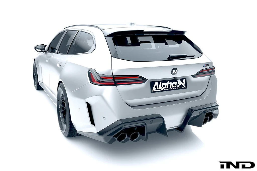 BMW M5 G90 G99 Carbon Fibre Rear Diffuser V1 by Alpha-N (2024+) - Image 7