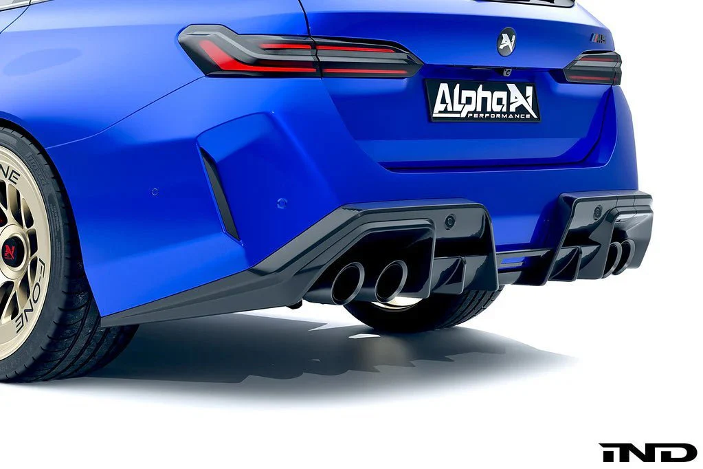 BMW M5 G90 G99 Carbon Fibre Rear Diffuser V2 by Alpha-N (2024+) - Image 3