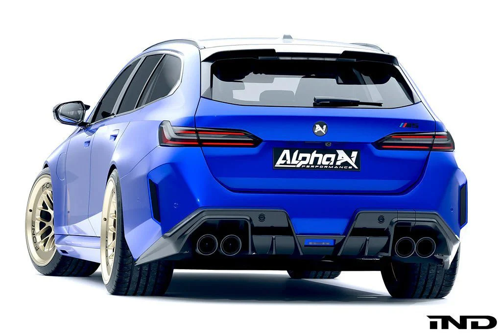 BMW M5 G90 G99 Carbon Fibre Rear Diffuser V2 by Alpha-N (2024+) - Image 5