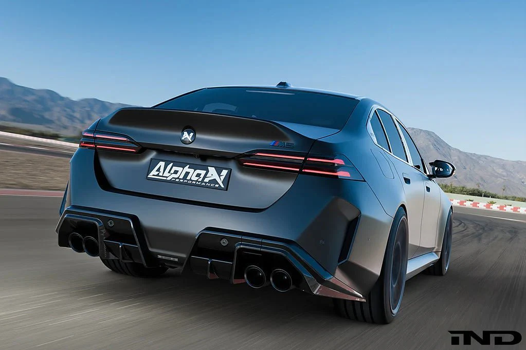 BMW M5 G90 G99 Carbon Fibre Rear Diffuser V2 by Alpha-N (2024+) - Image 8