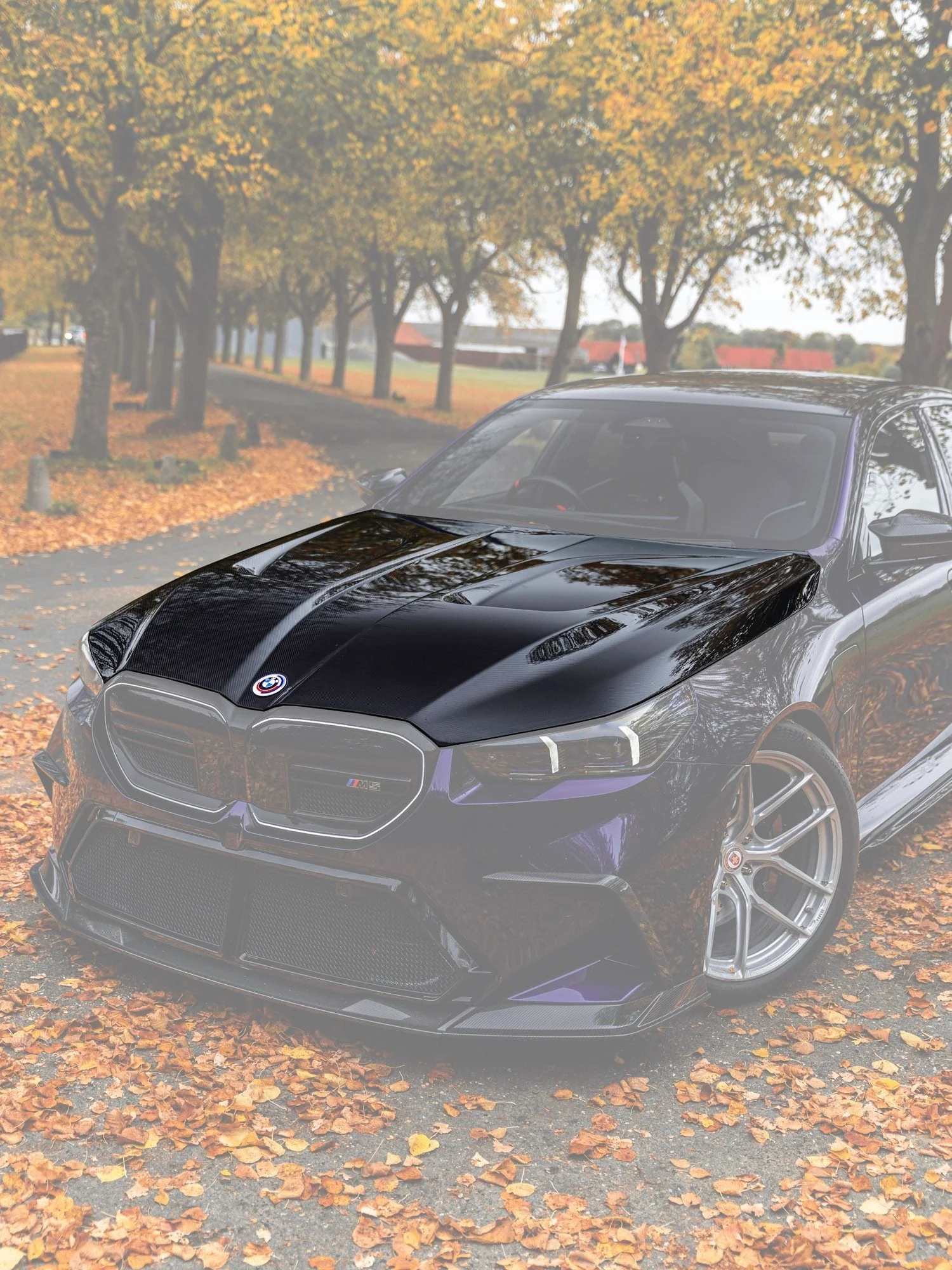 BMW M5 G90 G99 Pre-Preg Gloss Carbon Fibre GT Front Bonnet by SQ - Image 3