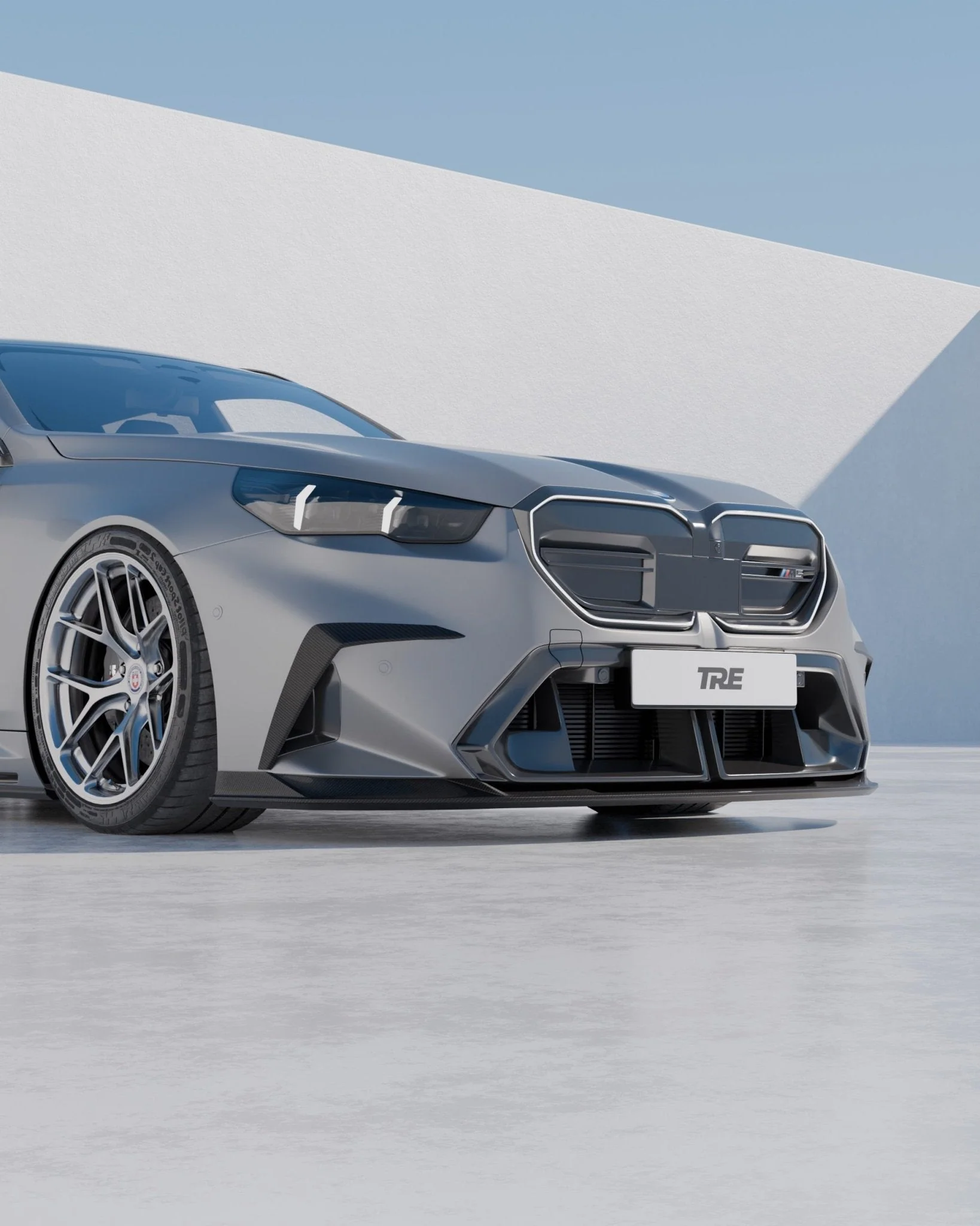 BMW M5 G90 G99 Pre-Preg Carbon Fibre PR-1 Front Lip by TREVORA - Image 27