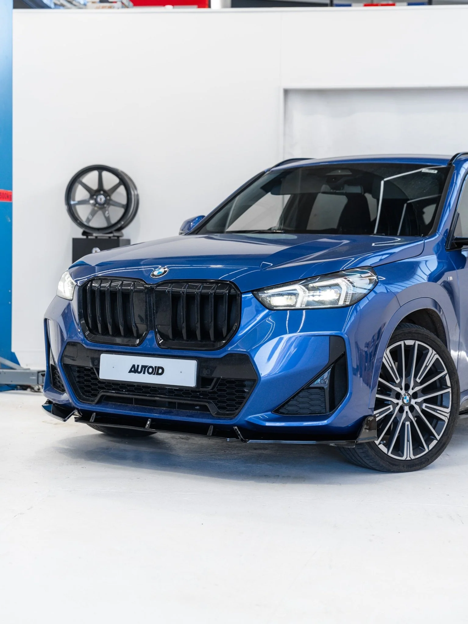 BMW X1 M Sport U11 Gloss Black Competition Front Splitter by FORM (2022+) - Image 2