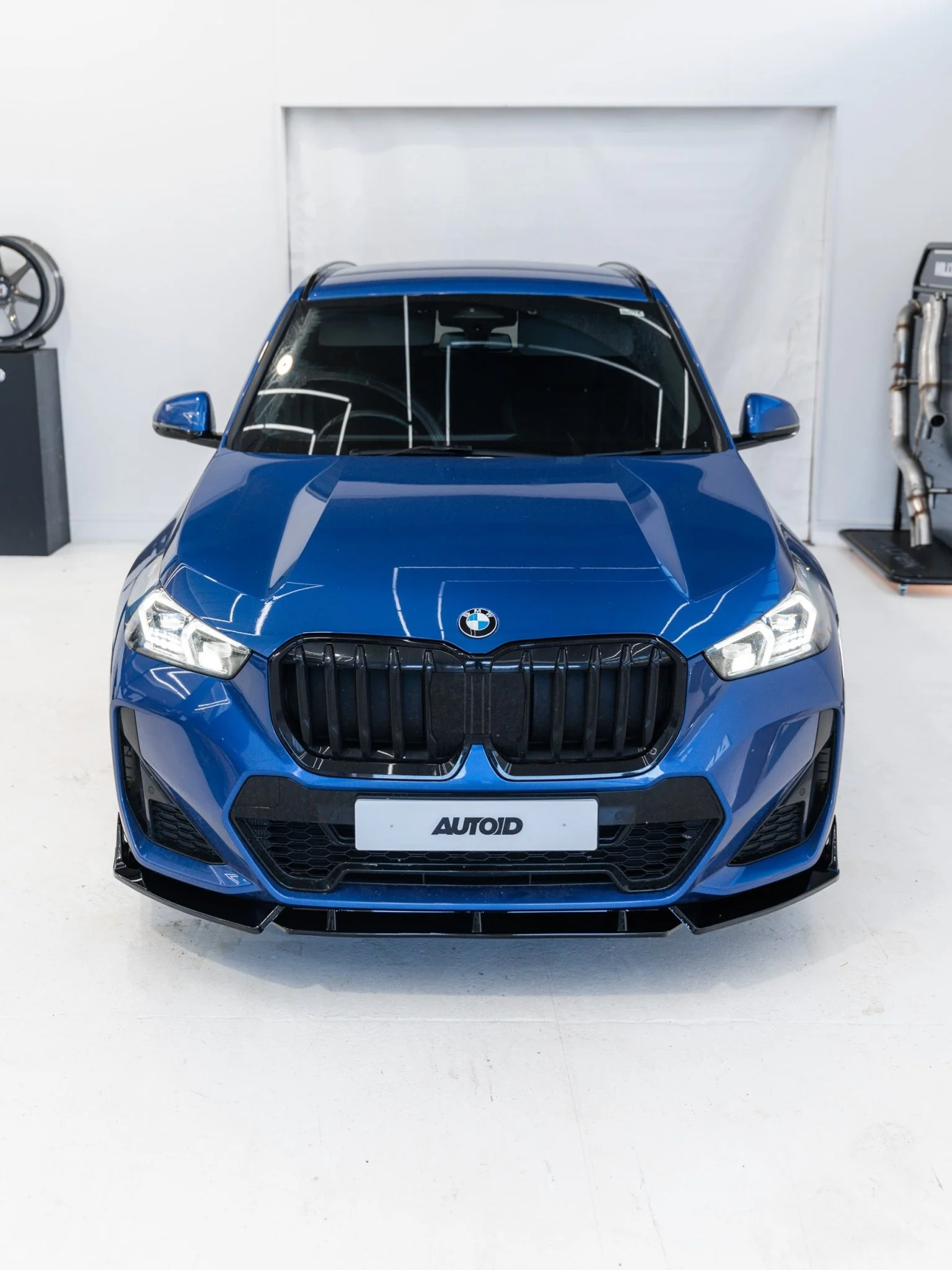 BMW X1 M Sport U11 Gloss Black Competition Front Splitter by FORM (2022+) - Image 3