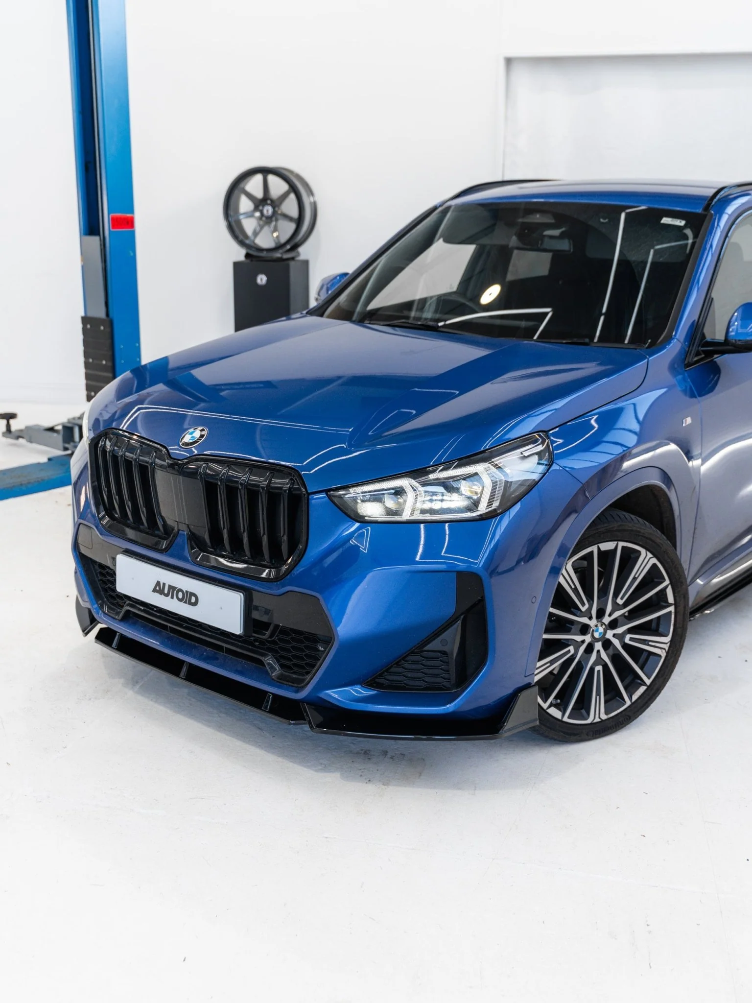 BMW X1 M Sport U11 Gloss Black Competition Front Splitter by FORM (2022+) - Image 6