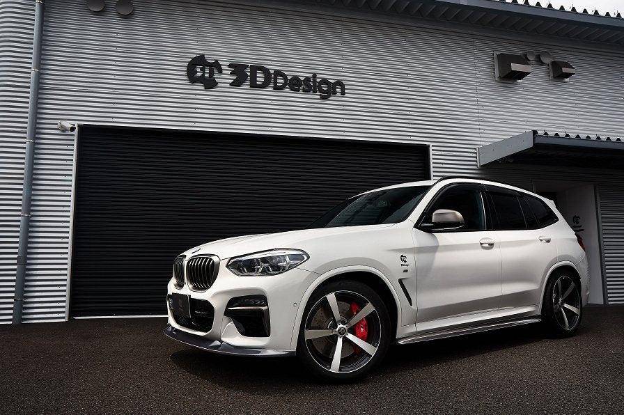 BMW X3 G01 & X4 G02 Full Length Carbon Fibre Side Skirts by 3D Design (2018+) - Image 4