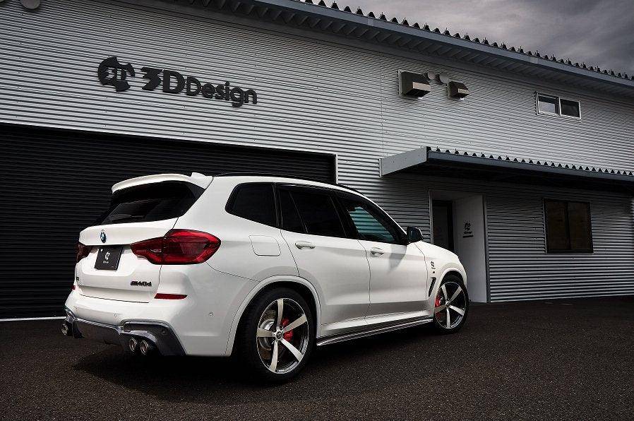 BMW X3 G01 & X4 G02 Full Length Carbon Fibre Side Skirts by 3D Design (2018+) - Image 5