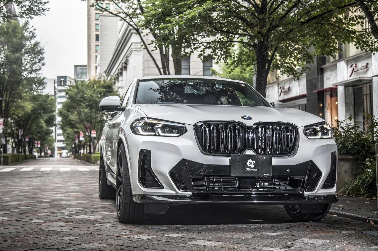 BMW X3 G01 & X4 G02 M Sport LCI Polyurethane Front Splitter by 3D Design (2021+) - Image 3