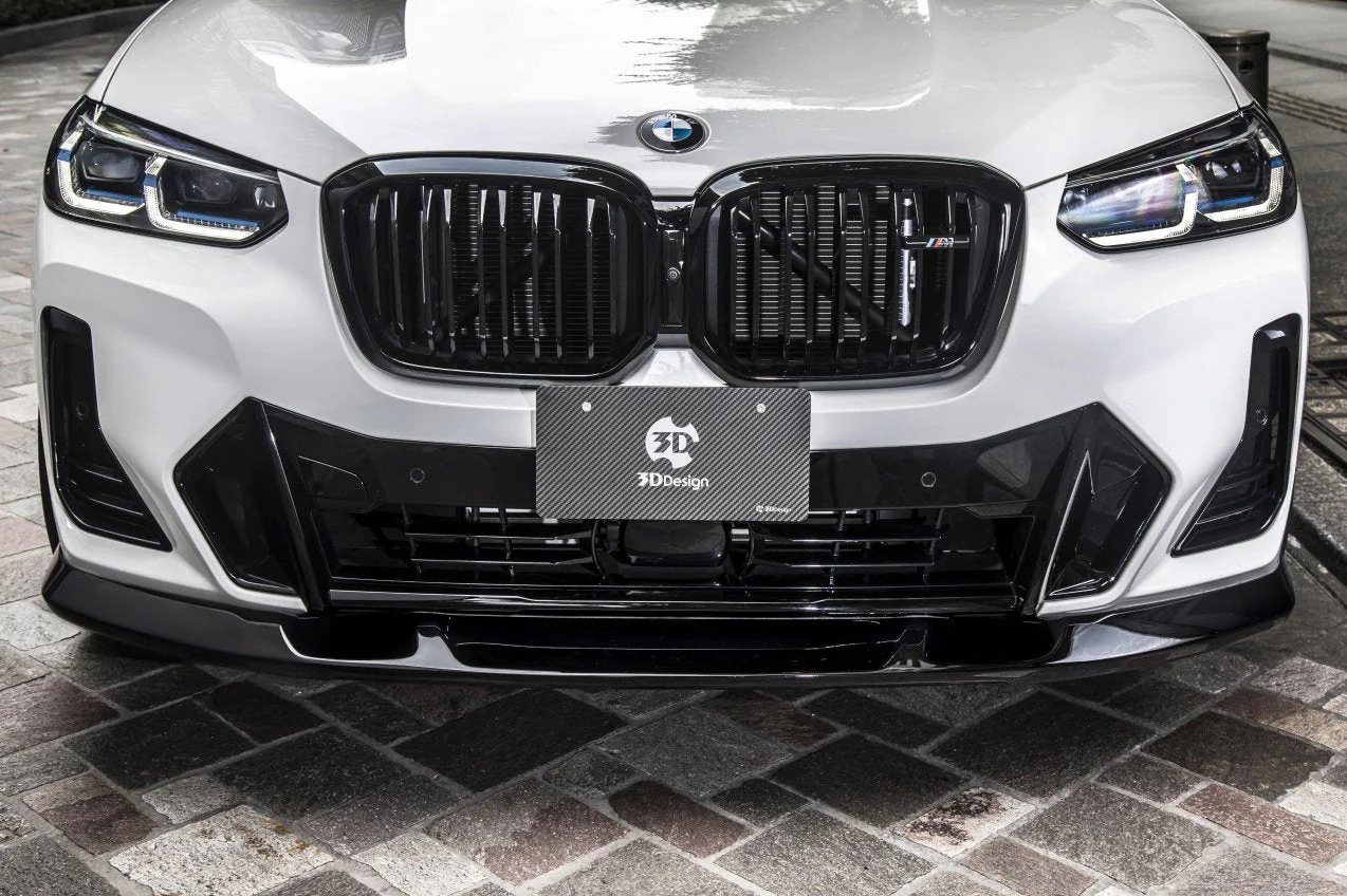 BMW X3 G01 & X4 G02 M Sport LCI Polyurethane Front Splitter by 3D Design (2021+) - Image 5