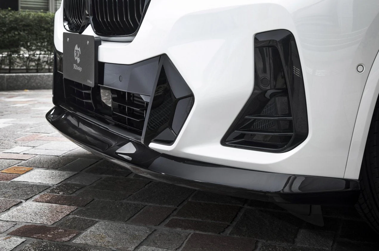 BMW X3 G01 & X4 G02 M Sport LCI Polyurethane Front Splitter by 3D Design (2021+) - Image 6