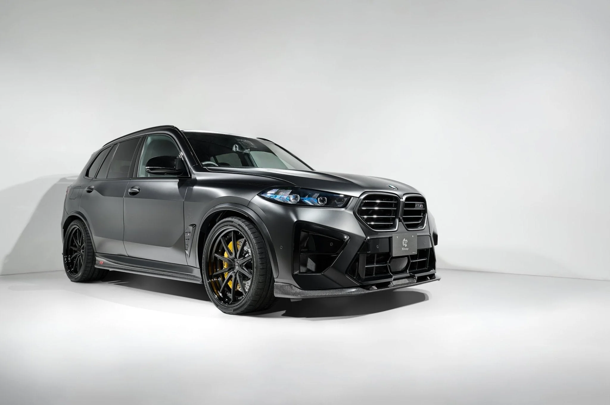 BMW X5M LCI F95 Carbon Fibre Front Splitter by 3DDesign (2023+) - Image 5