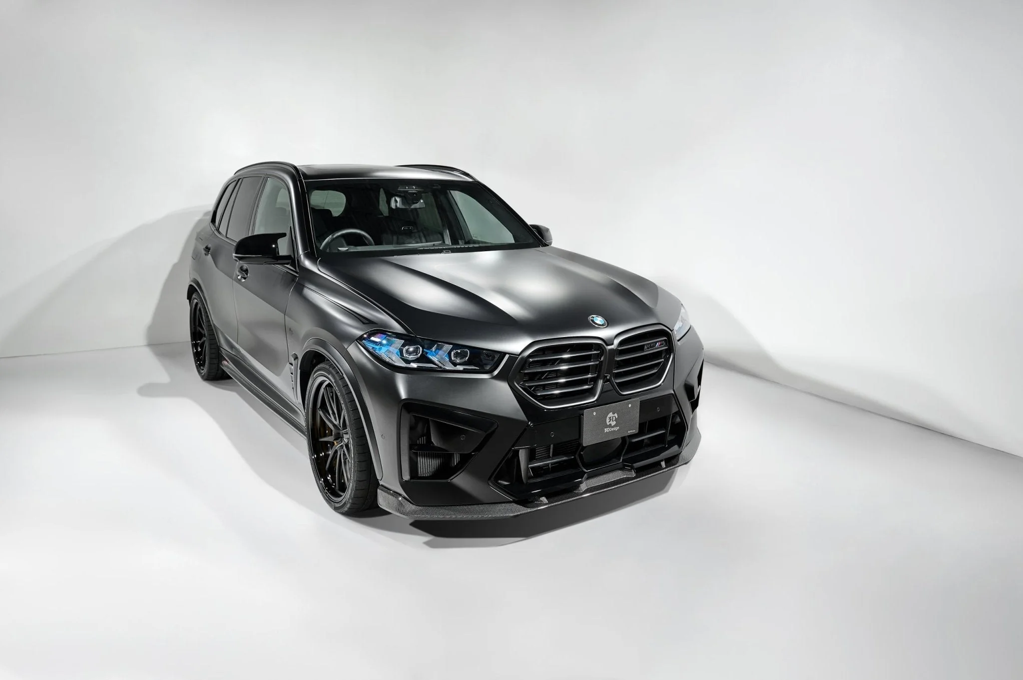 BMW X5M LCI F95 Carbon Fibre Front Splitter by 3DDesign (2023+) - Image 7
