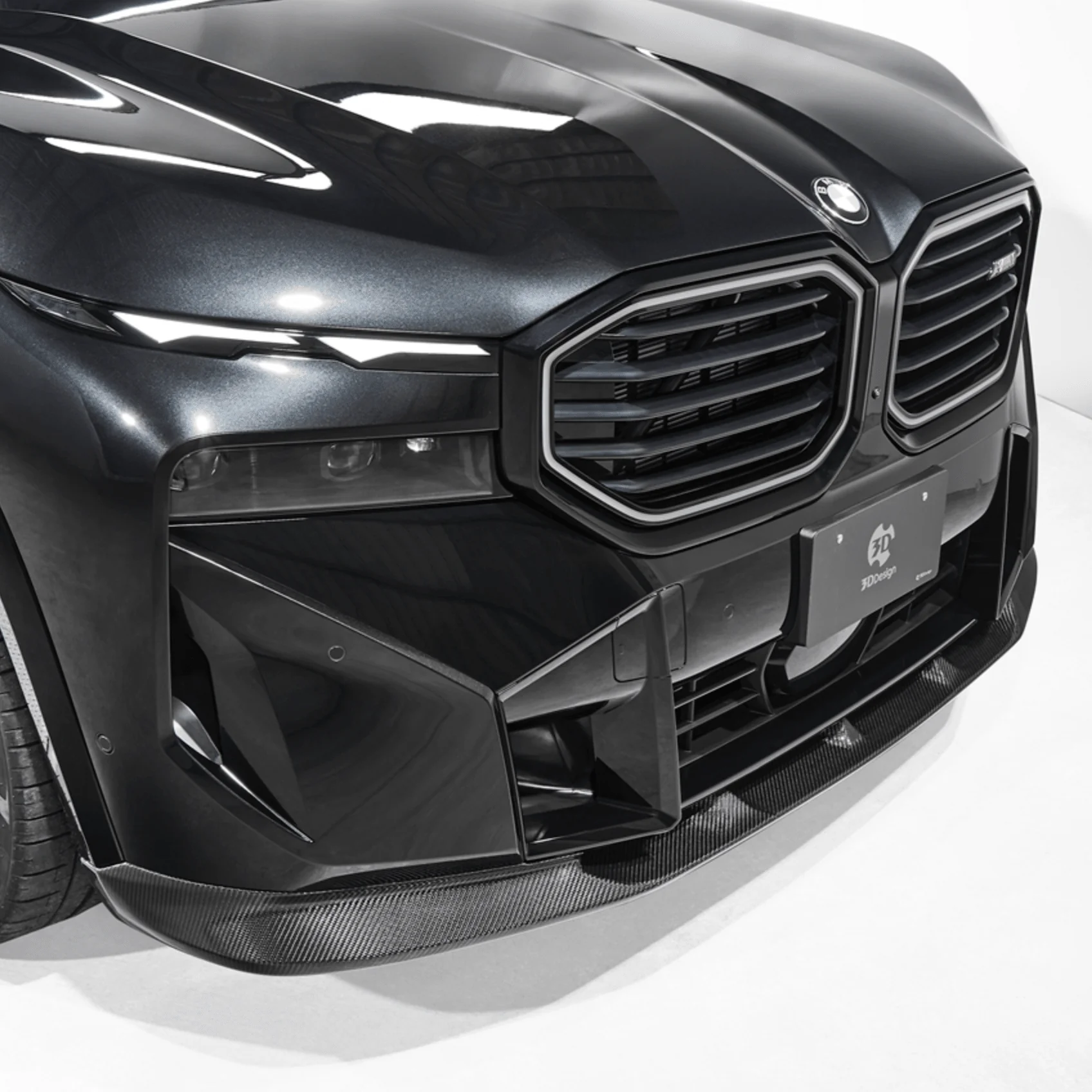 BMW XM G09 Carbon Fibre Front Splitter by 3D Design - Image 5