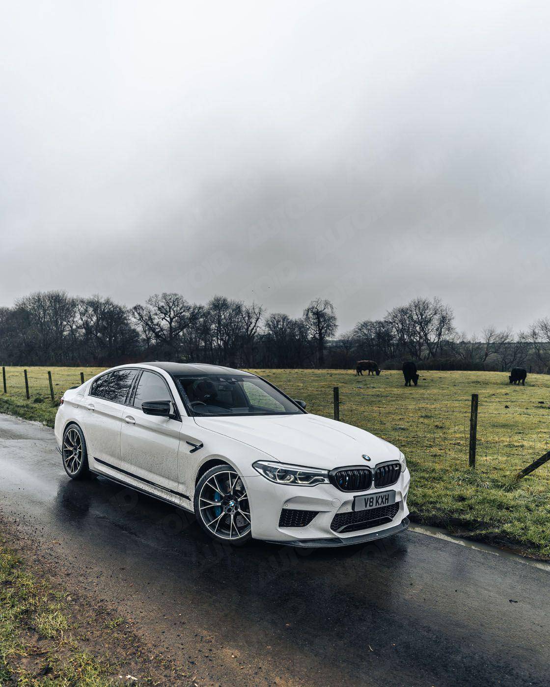 BMW M5 F90 Carbon Fibre Competition Front Splitter by FORM (2017-2020) - Image 6
