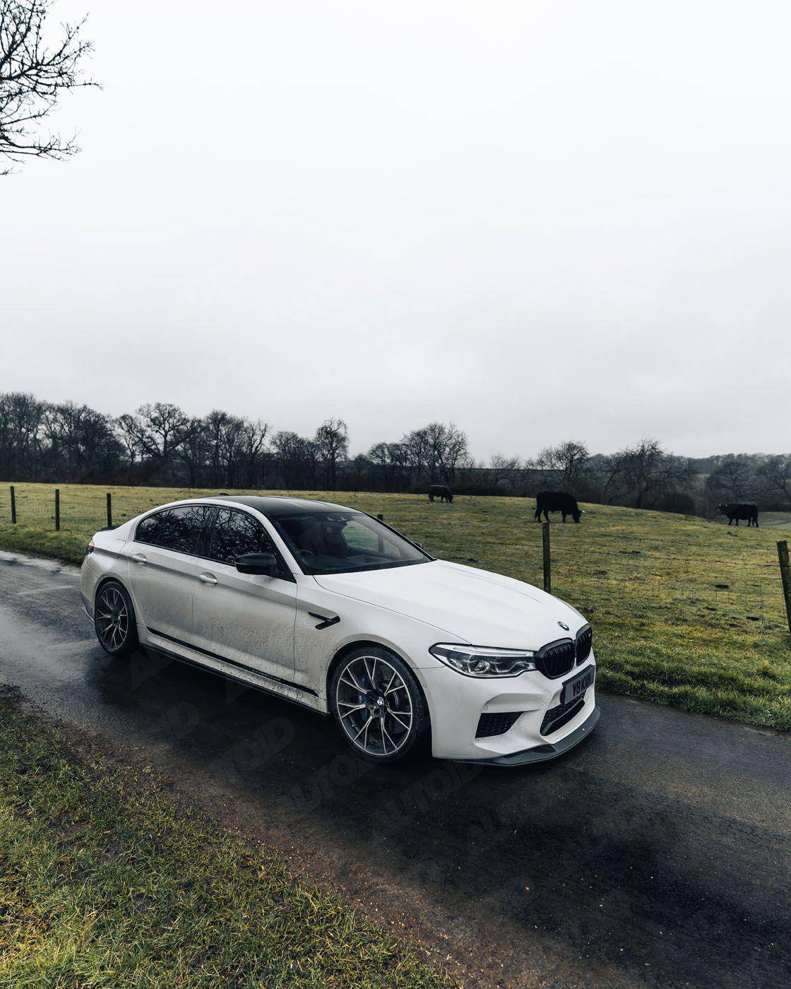 BMW M5 F90 Carbon Fibre Competition Front Splitter by FORM (2017-2020) - Image 8
