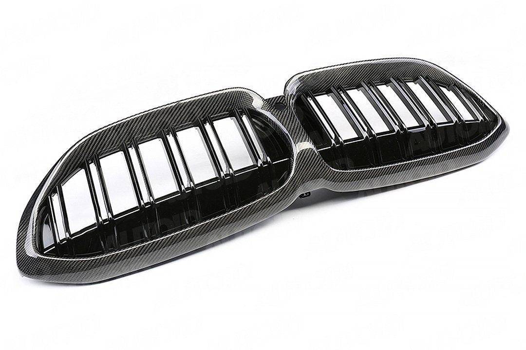 Carbon Fibre Double Slat Kidney Grilles for BMW 3 Series Pre-LCI by FORM (2019-2023, G20 G21) - Image 6