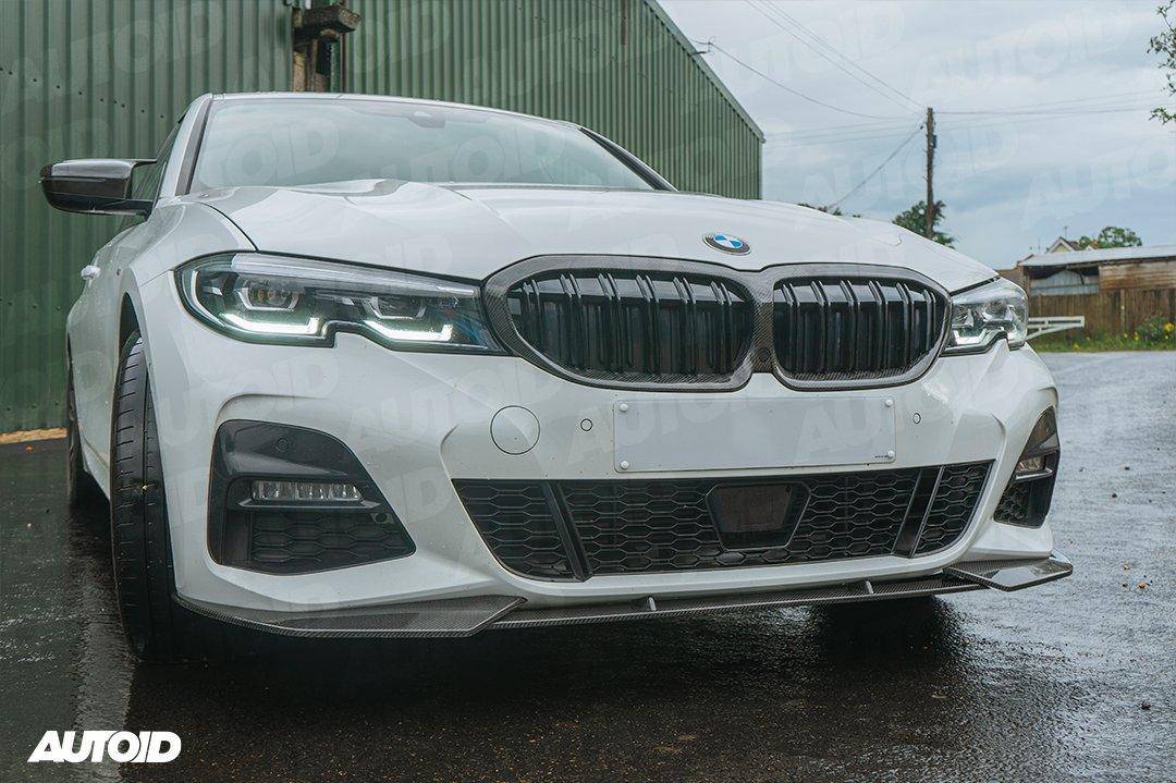Carbon Fibre Double Slat Kidney Grilles for BMW 3 Series Pre-LCI by FORM (2019-2023, G20 G21) - Image 7