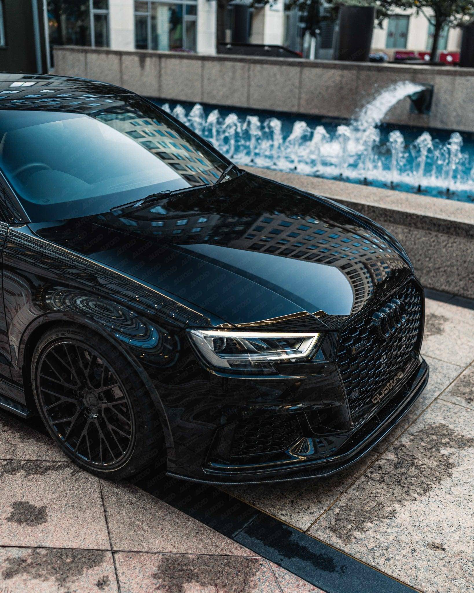 Audi RS3 8V LCI Carbon Fibre Front Splitter by FORM (2017-2020) - Image 4