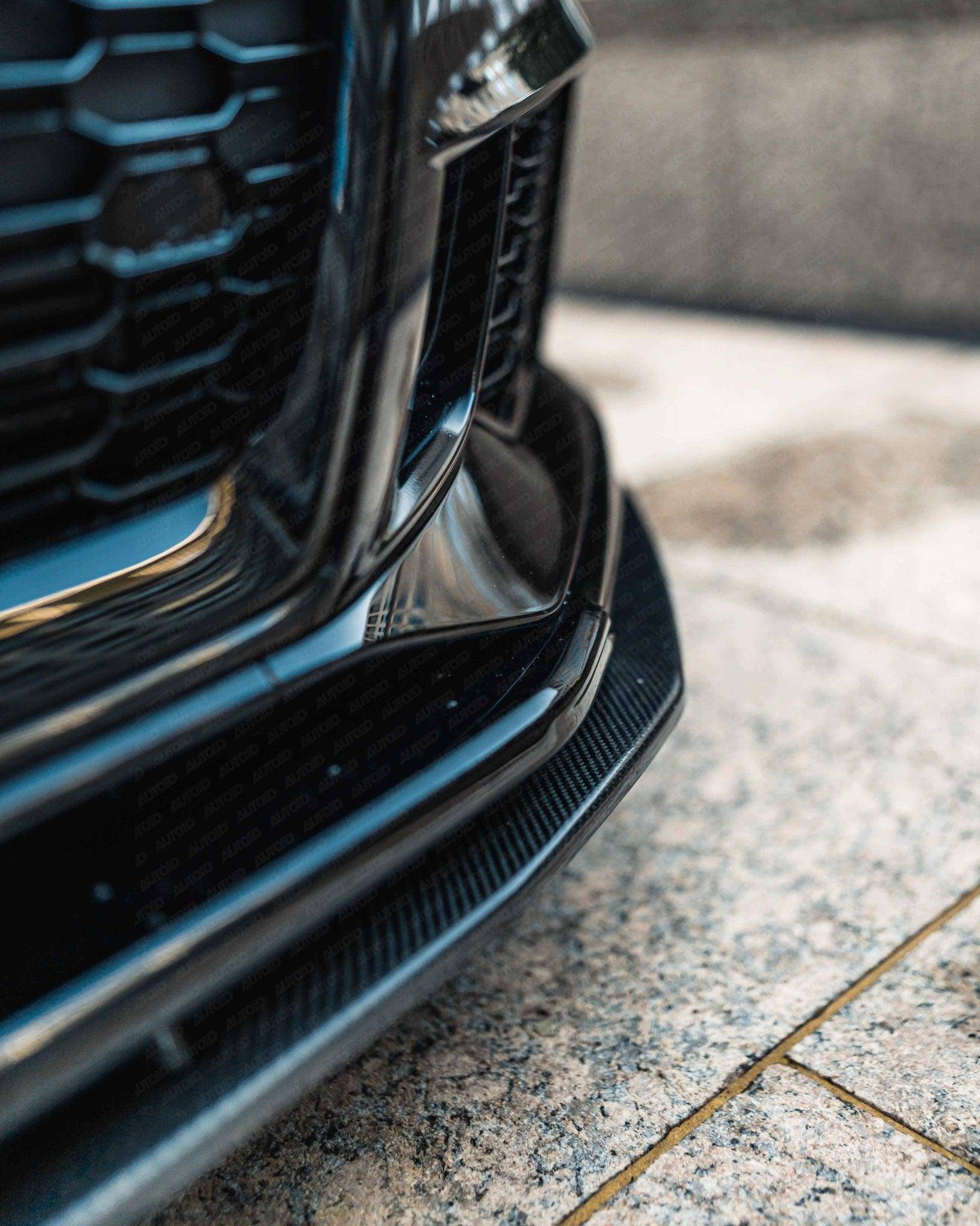 Audi RS3 8V LCI Carbon Fibre Front Splitter by FORM (2017-2020) - Image 5