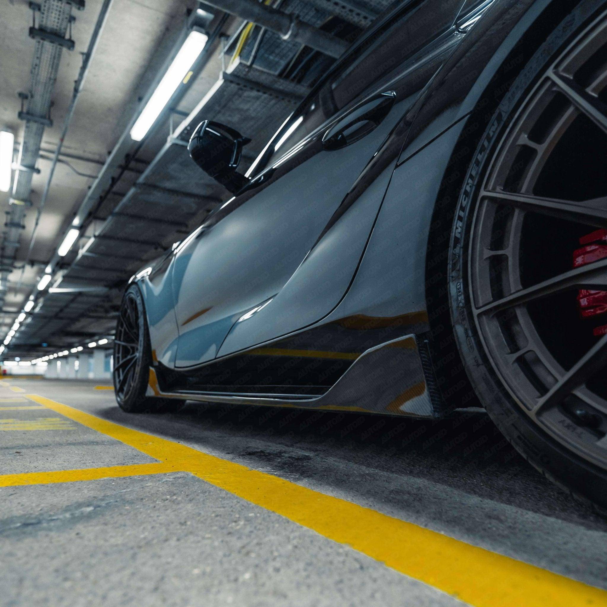 Toyota Supra Mk5 Carbon Fibre ID-23 Side Skirts by FORM (2019+) - Image 3
