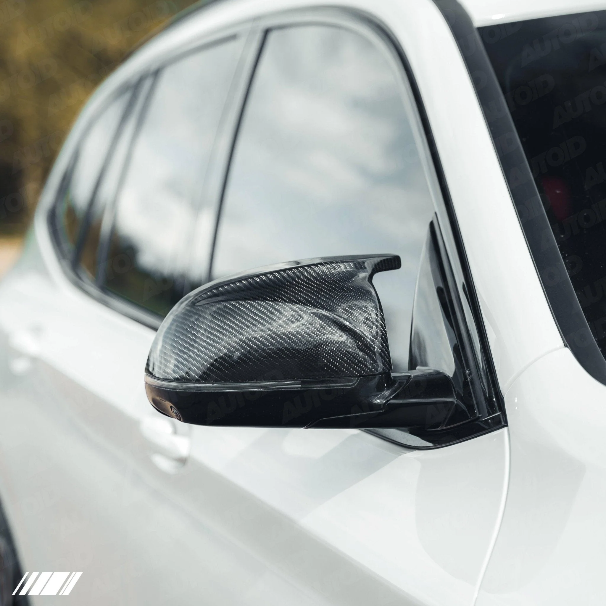 BMW X Series G01 G05 G07 Carbon Fibre M Style Wing Mirror Covers by FORM (2018+) - Image 2