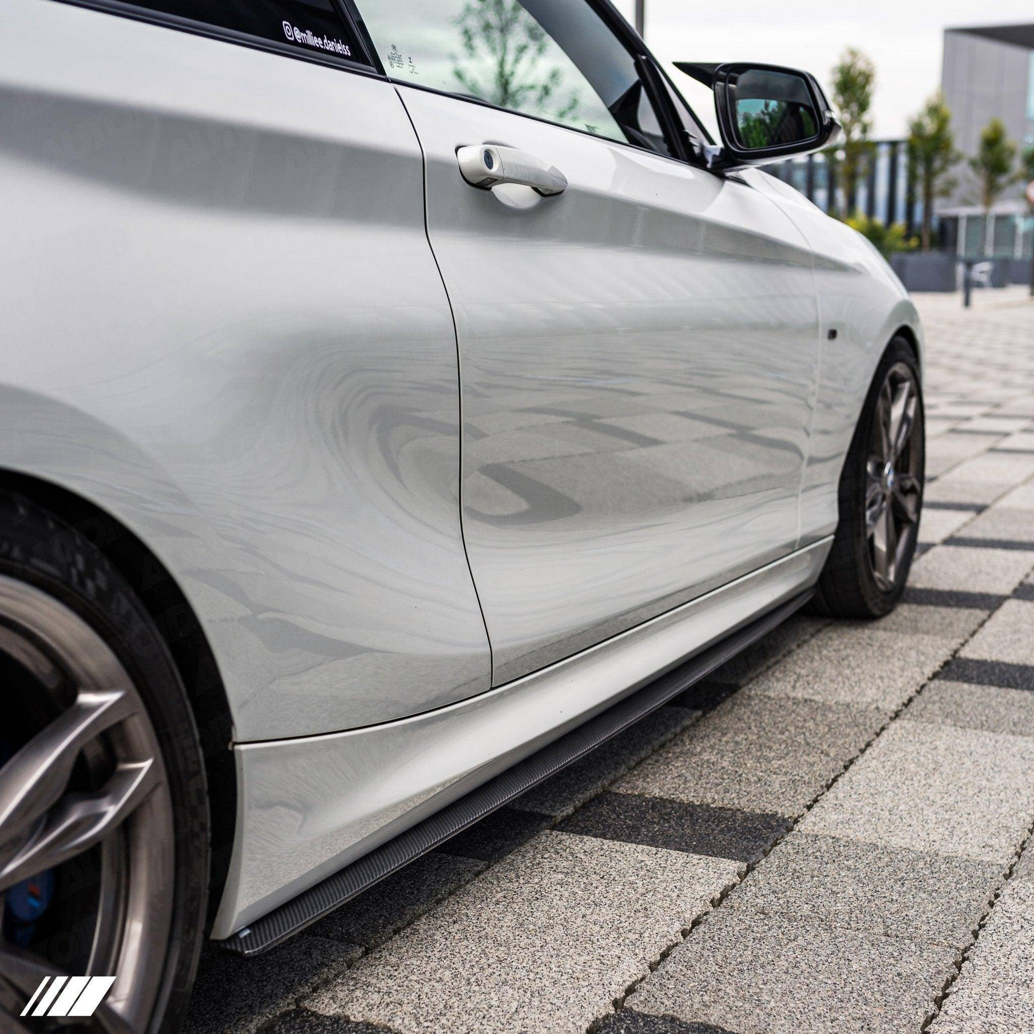 BMW 1 Series F20 & 2 Series F22 Carbon Fibre Performance Side Skirts by FORM (2014-2020) - Image 3