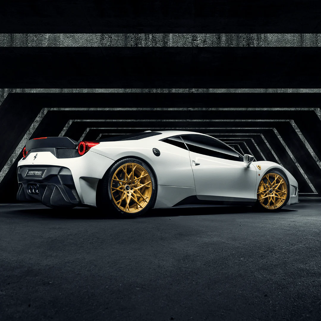 Ferrari 458 Italia VX Aero Rear Bumper w/ Rear Diffuser (incl. Exhaust Tips) - Image 6