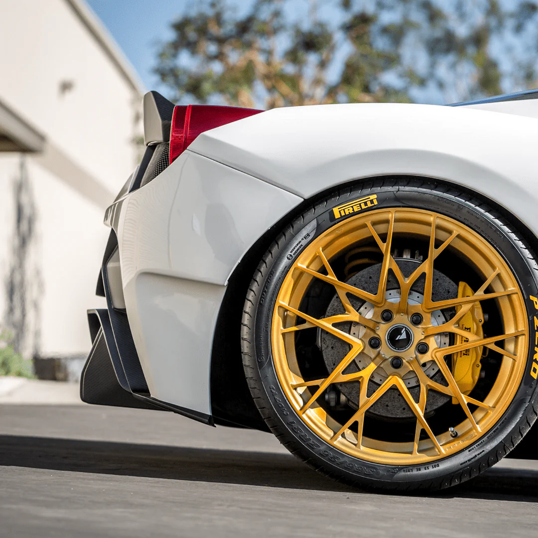 Ferrari 458 Italia VX Aero Rear Bumper w/ Rear Diffuser (incl. Exhaust Tips) - Image 7
