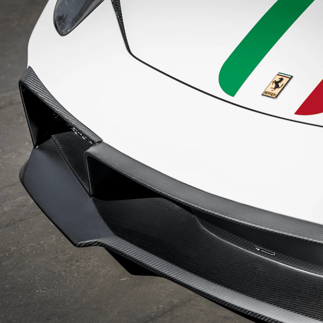 Ferrari 458 Italia VX Carbon Fiber Front Bumper w/ Front Splitter by Vorsteiner - Image 8
