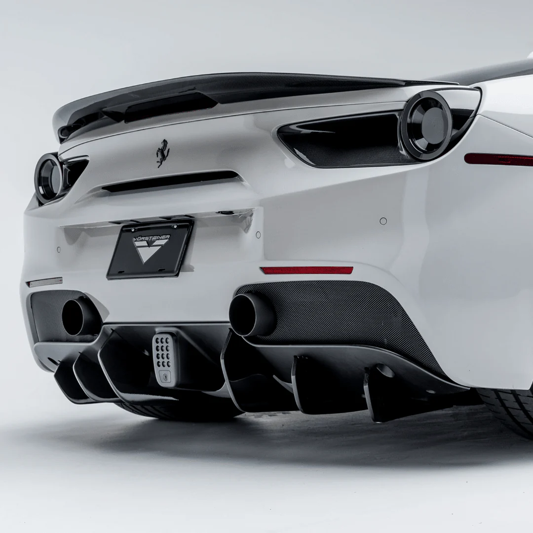 Ferrari 488 Diavolo Carbon Fiber Rear Diffuser Fins by Vordteiner - Image 6