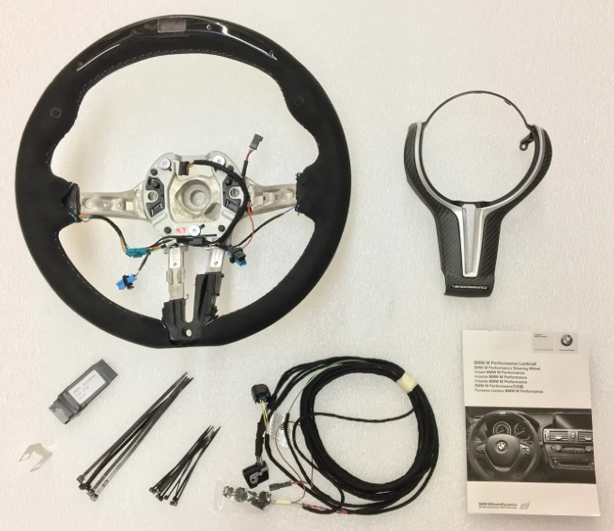 Genuine M Performance Full Alcantara LED Steering Wheel for BMW M2 Competition F87 (2018-2021) - Image 3