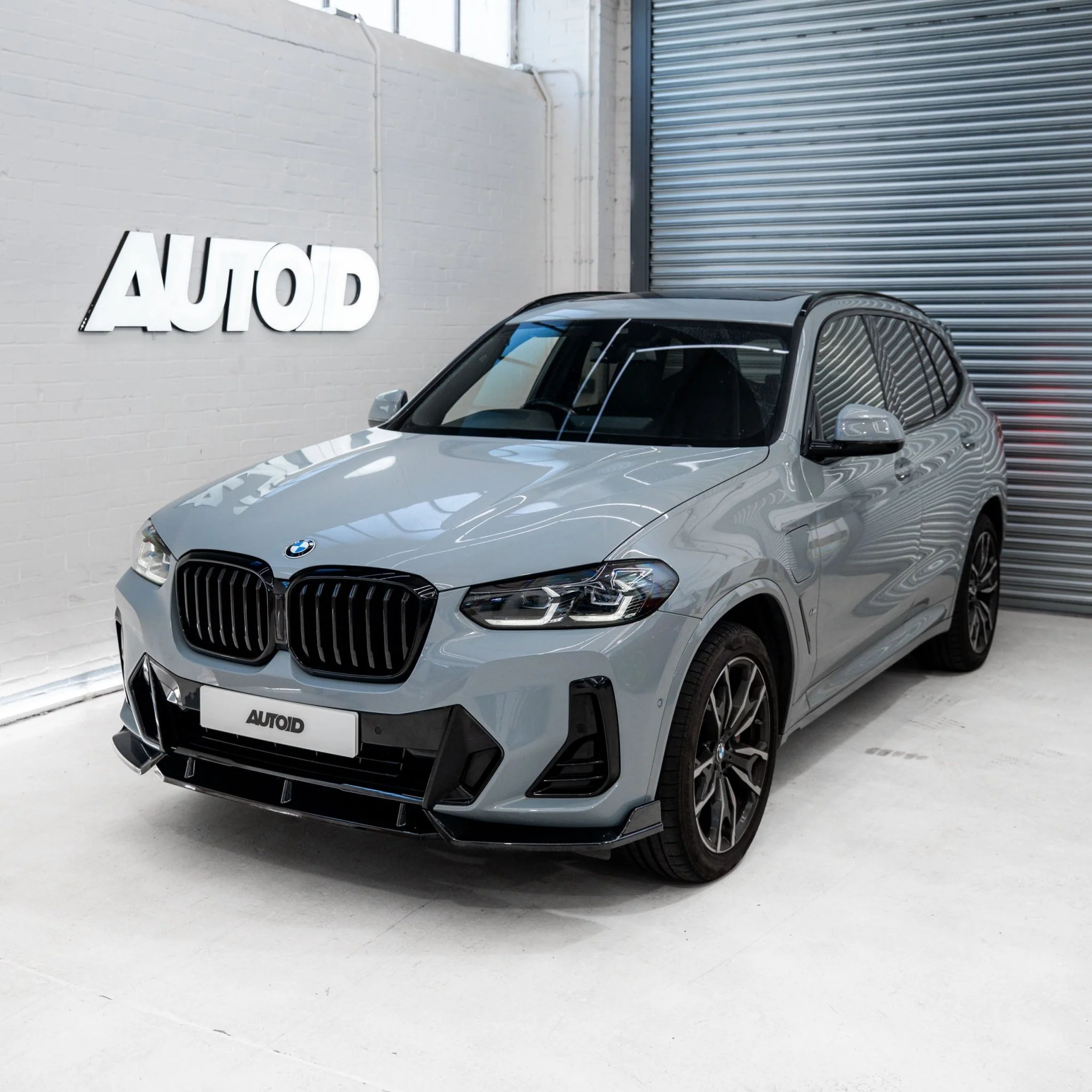 BMW iX3, X3 LCI G01 & X4 LCI G02 Gloss Black Competition Front Splitter by FORM (2021-2024) - Image 2