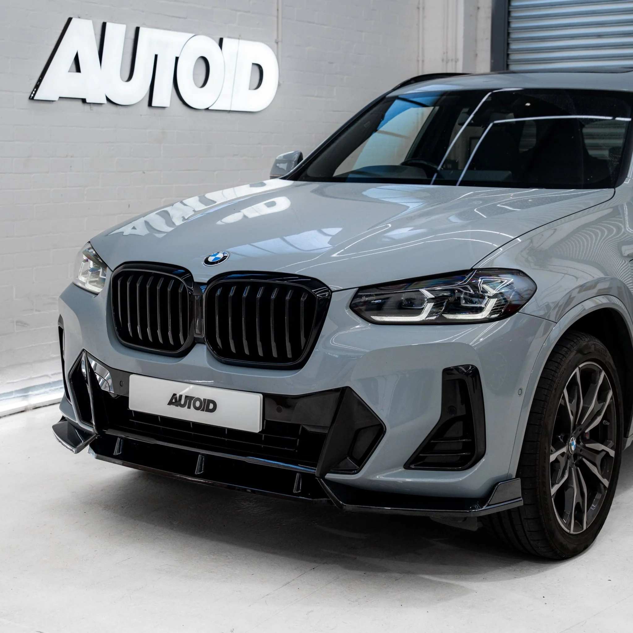 BMW iX3, X3 LCI G01 & X4 LCI G02 Gloss Black Competition Front Splitter by FORM (2021-2024) - Image 3