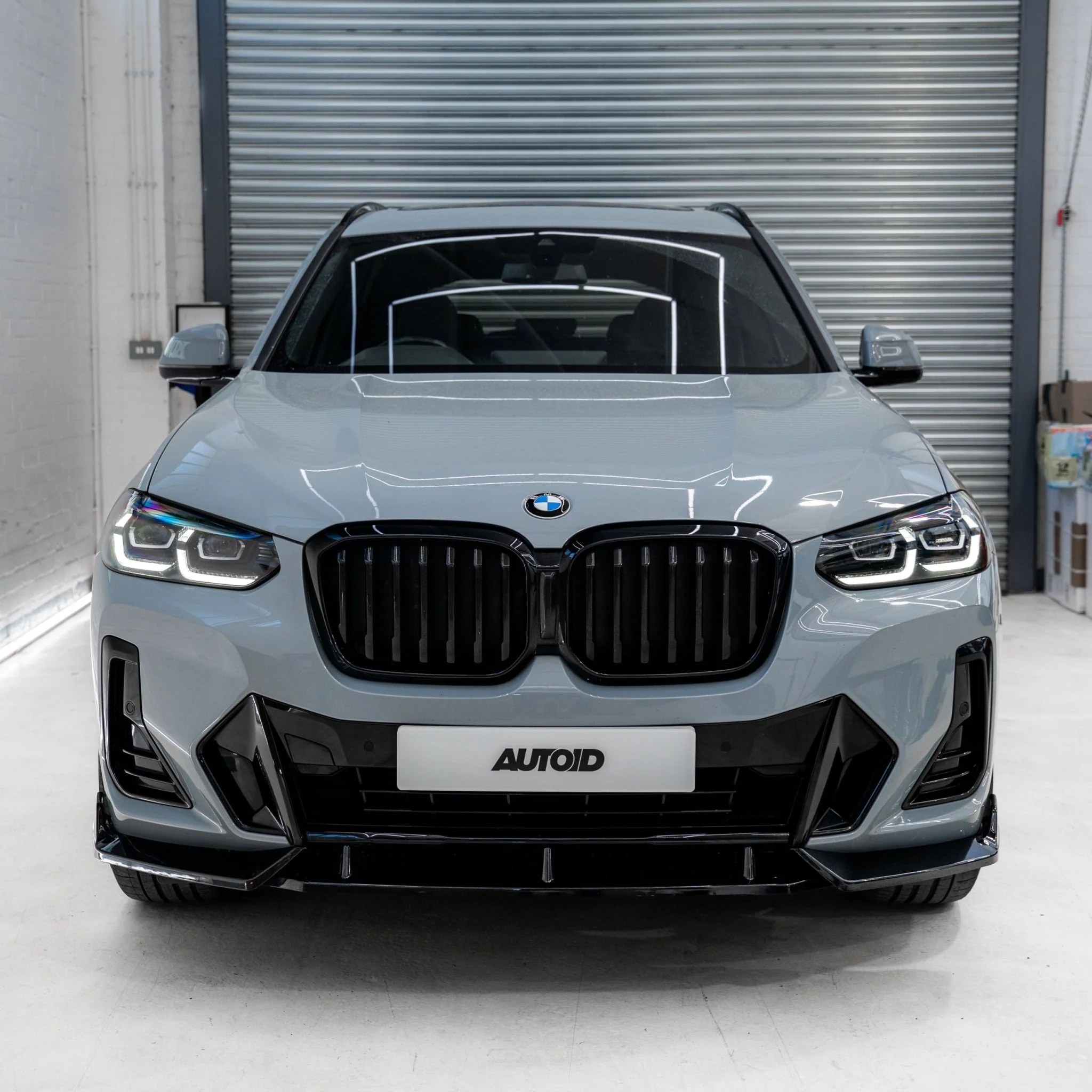 BMW iX3, X3 LCI G01 & X4 LCI G02 Gloss Black Competition Front Splitter by FORM (2021-2024) - Image 4
