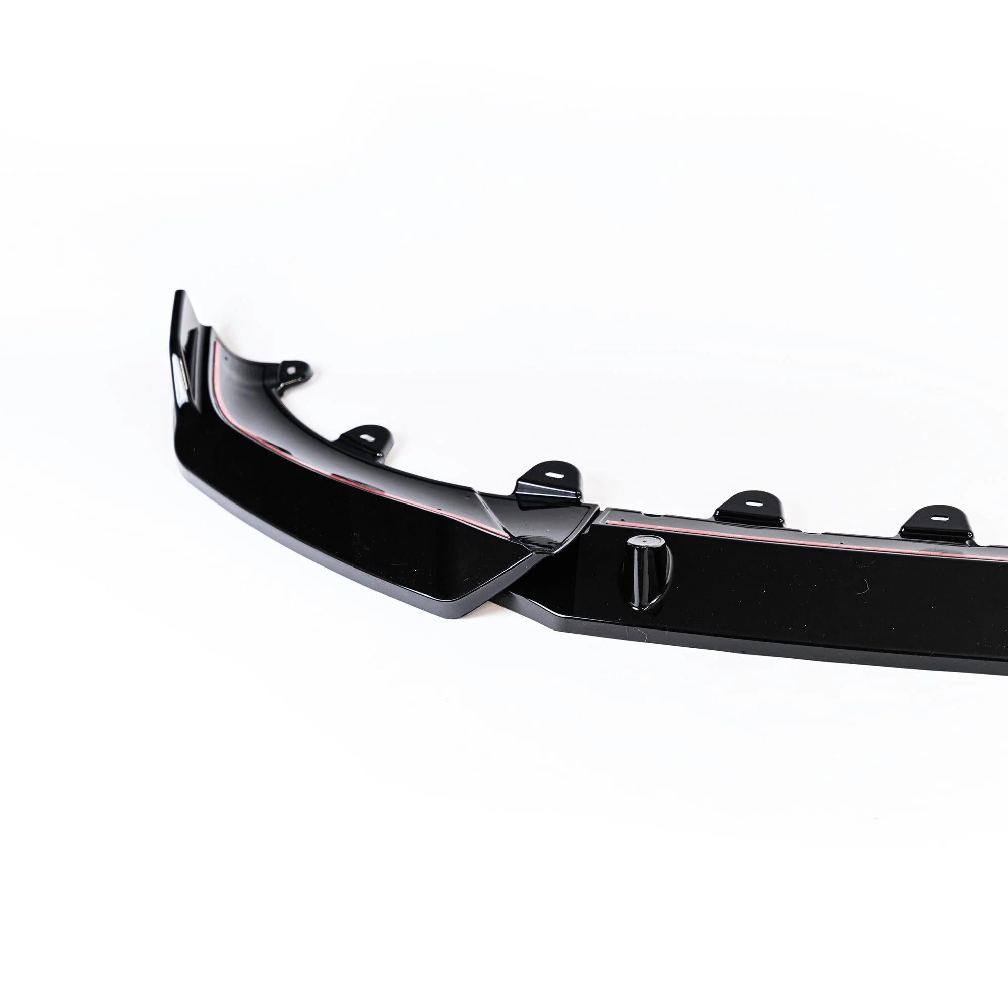 BMW iX3, X3 LCI G01 & X4 LCI G02 Gloss Black Competition Front Splitter by FORM (2021-2024) - Image 7
