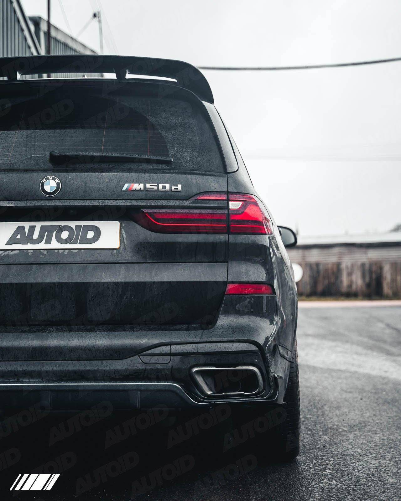BMW X7 G07 Gloss Black Competition Rear Diffuser Set by FORM (2018+) - Image 4