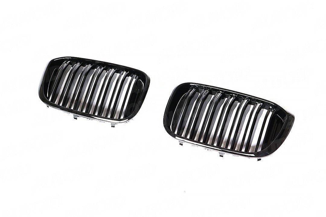Gloss Black Kidney Grilles for BMW X3 & X4 by FORM (2019-2022, G01 G02) - Image 7