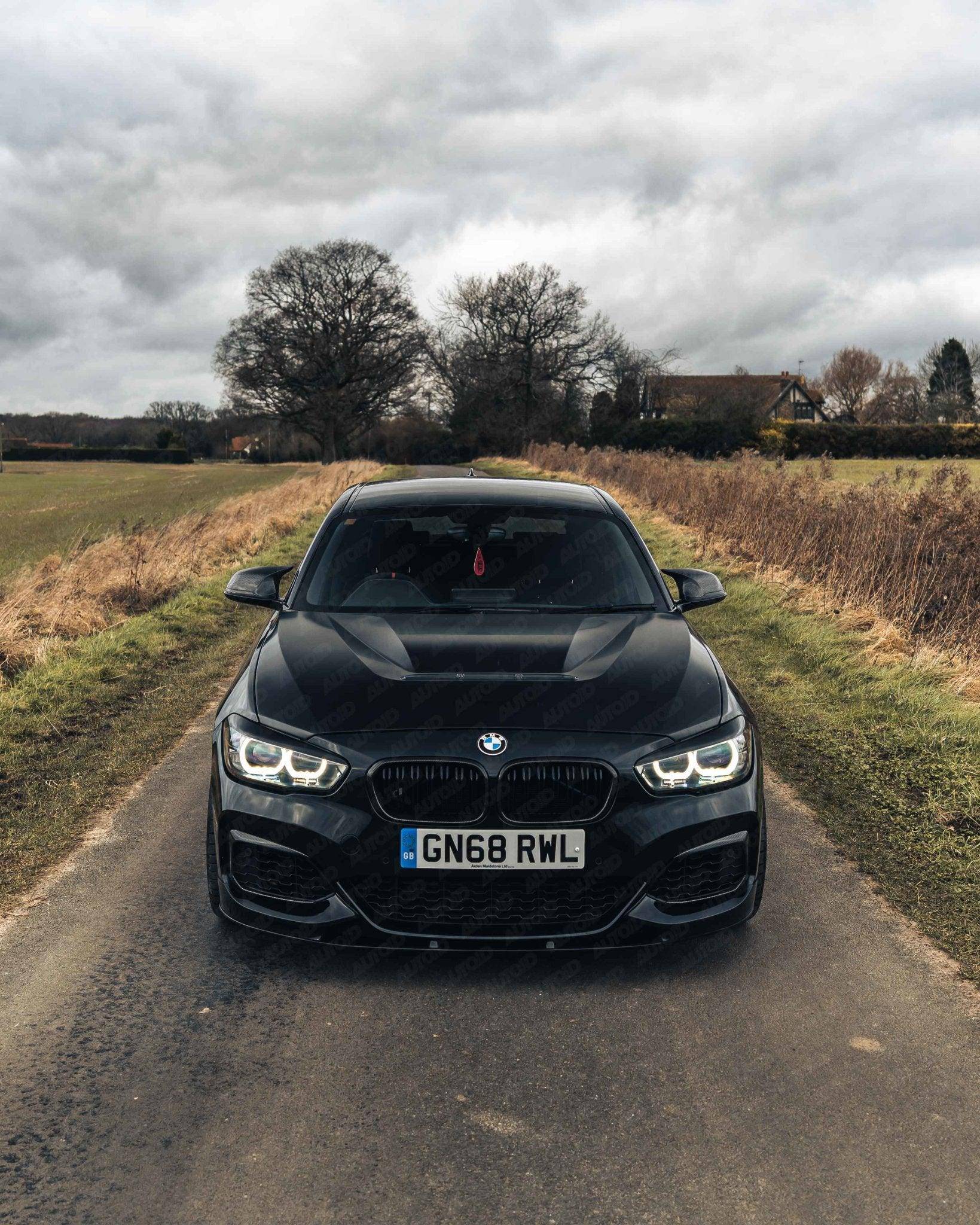 BMW 1 Series, M135i & M140i F20 F21 LCI Gloss Black Performance Front Splitter by FORM (2015-2019) - Image 2