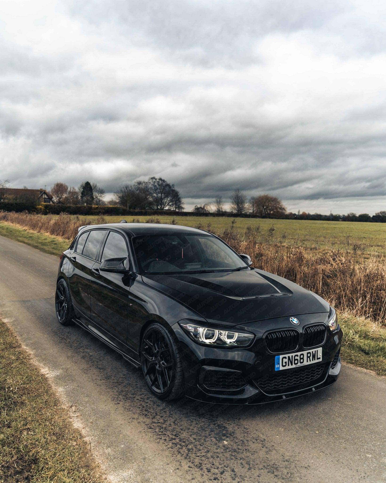 BMW 1 Series, M135i & M140i F20 F21 LCI Gloss Black Performance Front Splitter by FORM (2015-2019) - Image 3
