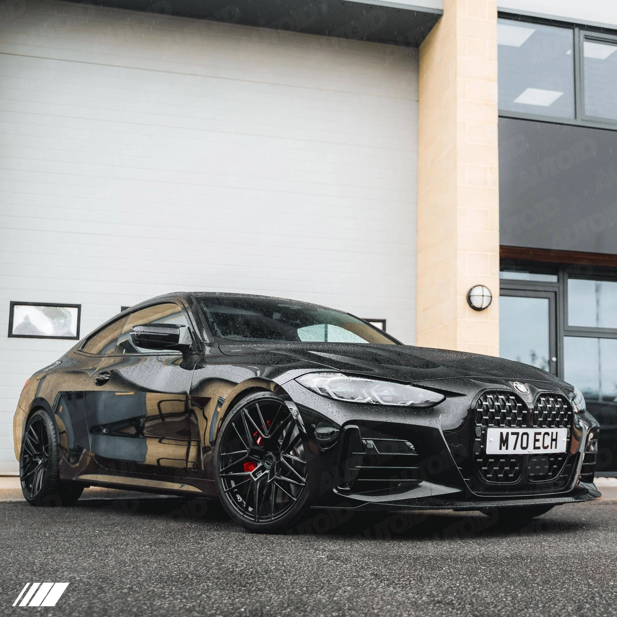 Gloss Black Performance Front Splitter for BMW 4 Series by FORM (2020+, G22 G23) - Image 5