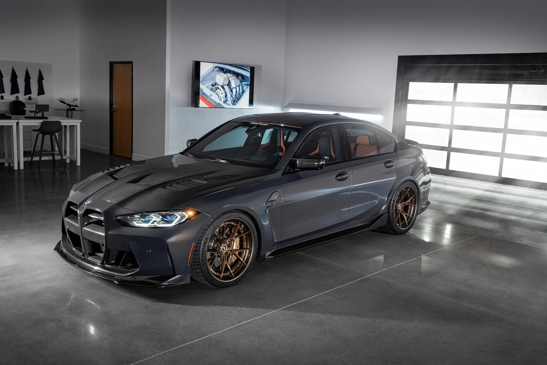 GTS-V BMW G80 M3 | G82/G83 M4 Carbon Fiber Aero Bonnet by Vorsteiner - Image 16