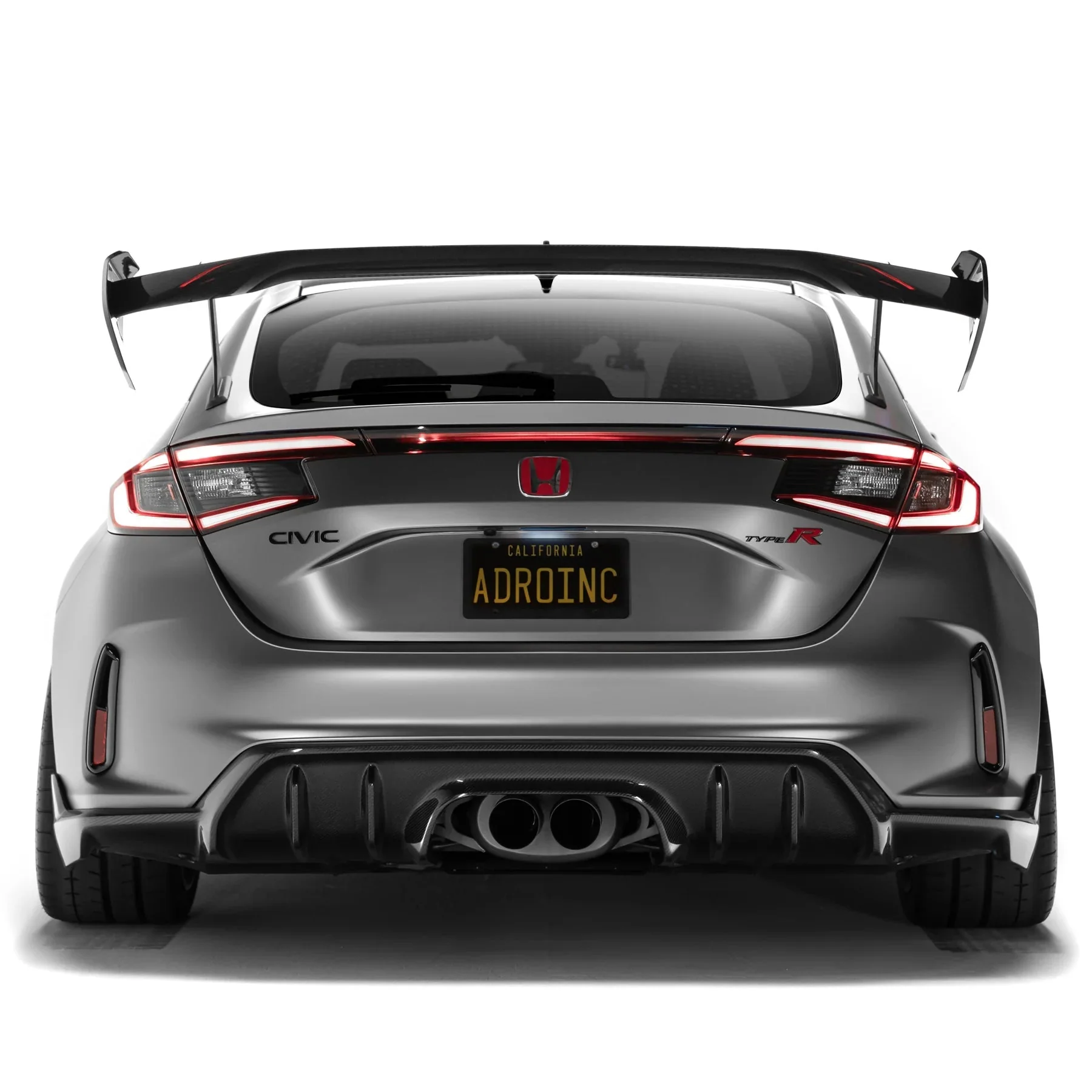 Honda Civic FL5 Type R Pre-Preg Carbon Fibre AT-R4 Rear Wing by Adro - Image 4
