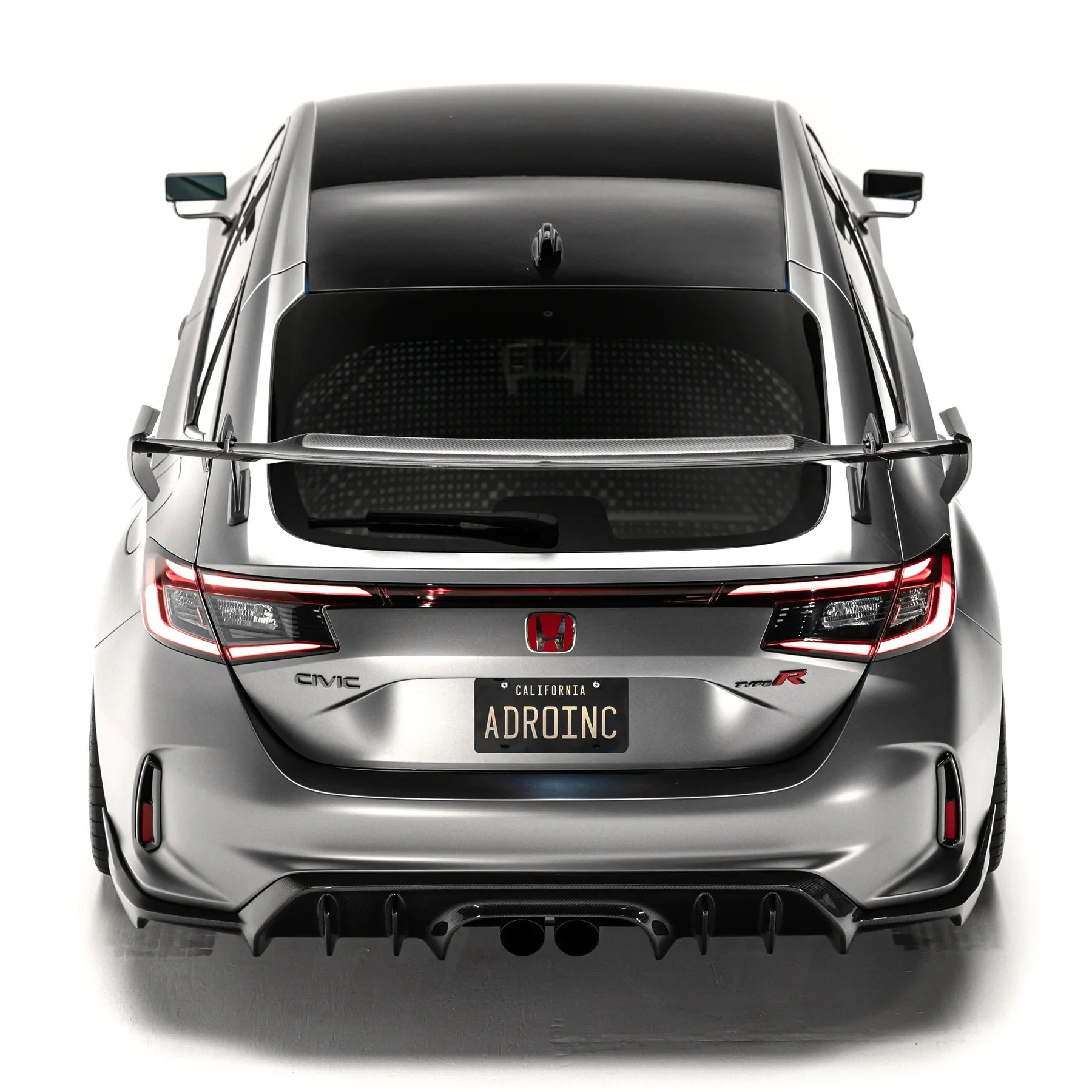 Honda Civic FL5 Type R Pre-Preg Carbon Fibre AT-R4 Rear Wing by Adro - Image 6
