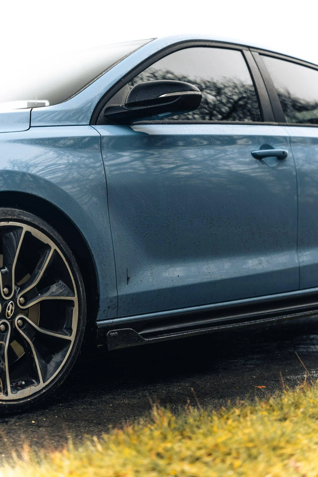 Hyundai i30 N EVO-1 Gloss Black Side Skirts by ZAERO (2018+) - Image 2