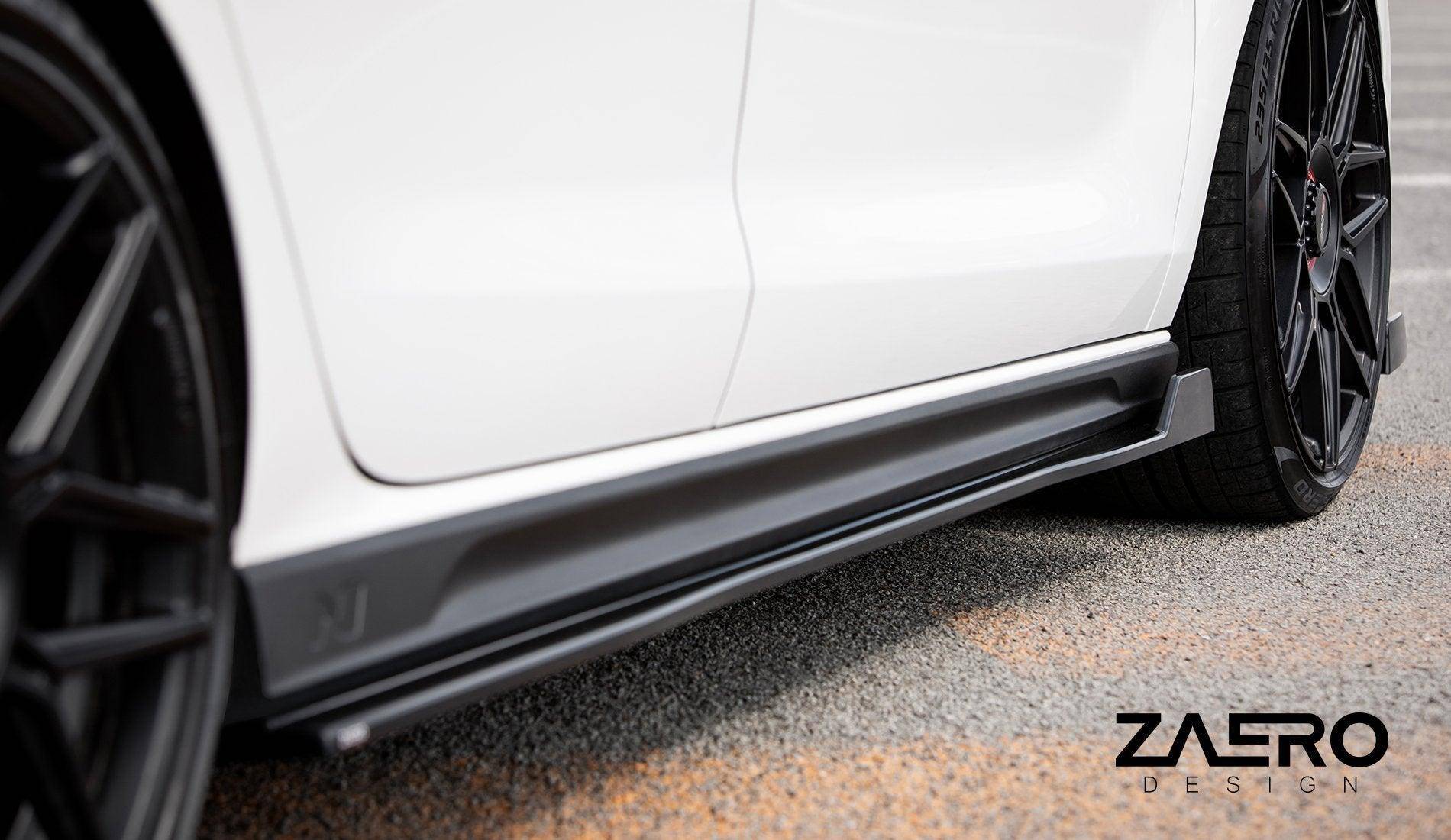 Hyundai i30 N EVO-1 Gloss Black Side Skirts by ZAERO (2018+) - Image 4